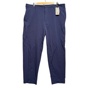 RLX Ralph Lauren Mens Pants 40 x 30 Blue Wicking Stretch Golf Tailored